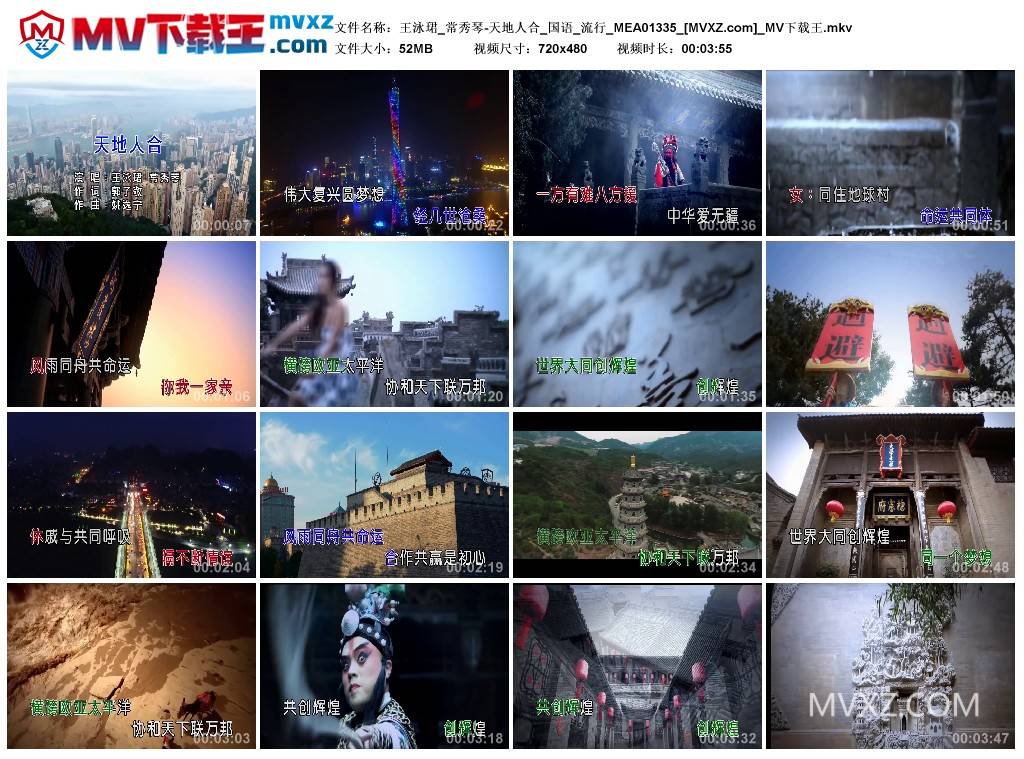 王泳珺_常秀琴-天地人合_国语_流行_MEA01335